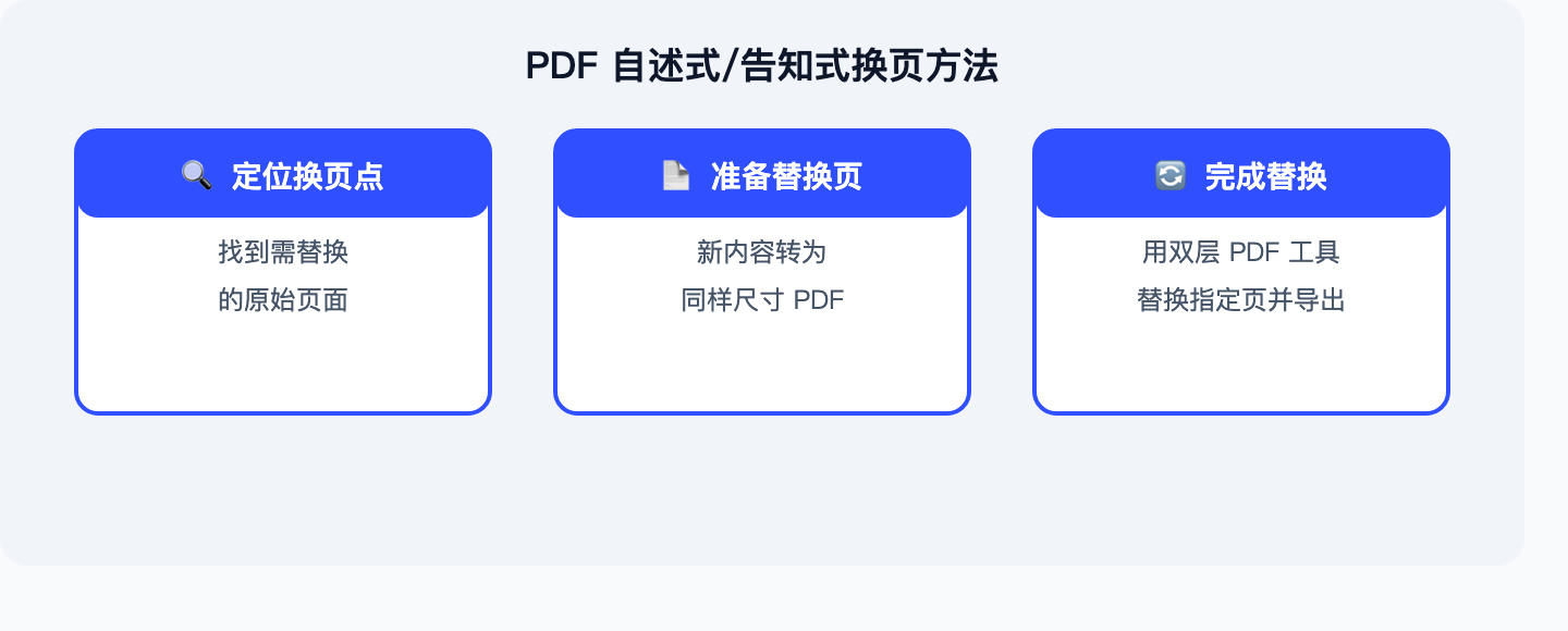 PDF自述式换页